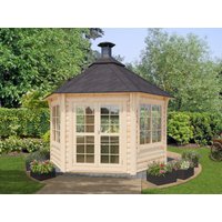 Fjordholz 6-Eck Grillpavillon Modell Hannes 9,0 m² Rabatt: 26 % Unkategorisiert online kaufen
