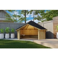 Gartenpavillon Kota “Naya” 4x3m Unkategorisiert online kaufen Gartenpavillon Kota “Naya” 4x3m Unkategorisiert online kaufen