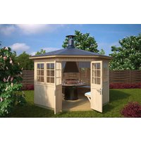 Grillhütte “Festival L” 4x4m | Grillpavillon aus Holz | Gartenhaus 4x4m | Grillkota Holz | Grillhütte Holz | Grillpavillon Holz Unkategorisiert online kaufen
