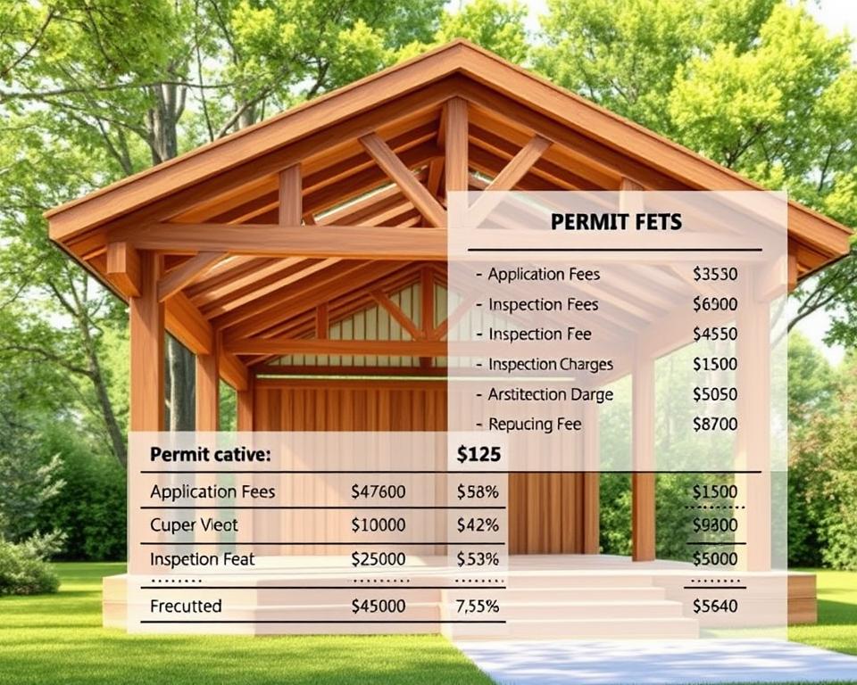 Baugenehmigung Kosten Holz-Pavillon