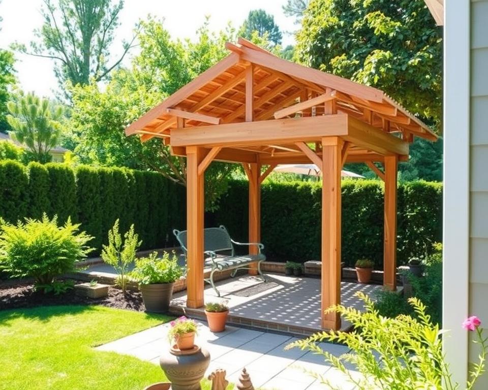 Größenbeschränkungen für Gartenpavillons