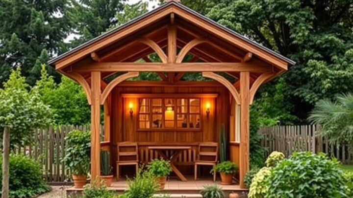 Ist ein Holz-Pavillon im Kleingarten erlaubt? – Ratgeber