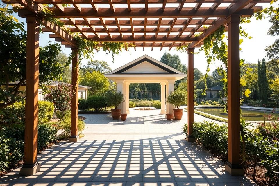 Was ist der unterschied zwischen Pergola und Pavillon? Was ist der unterschied zwischen Pergola und Pavillon?