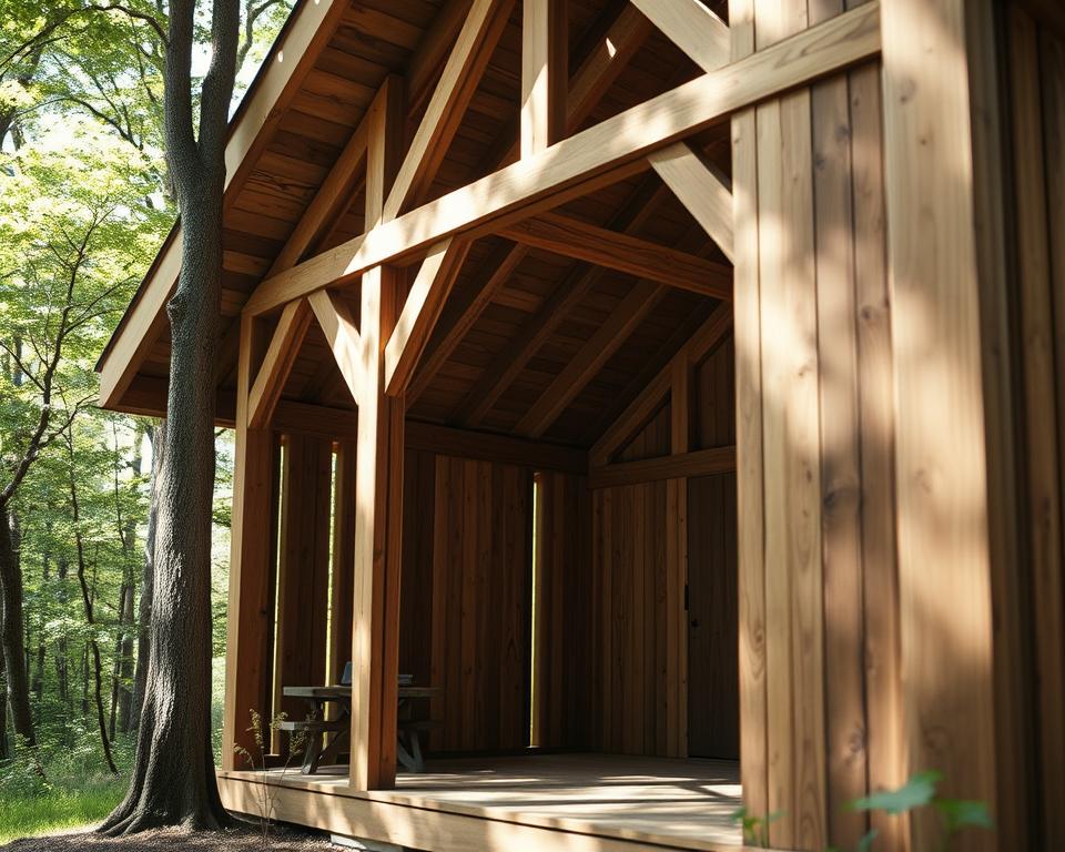 Akustische Eigenschaften von Holzpavillons